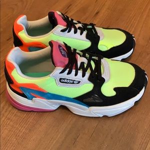 Adidas Originals Neon Falcon Sneaker Size 6 1/2